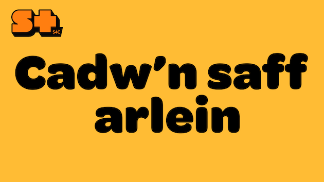 Cadw'n saff arlein